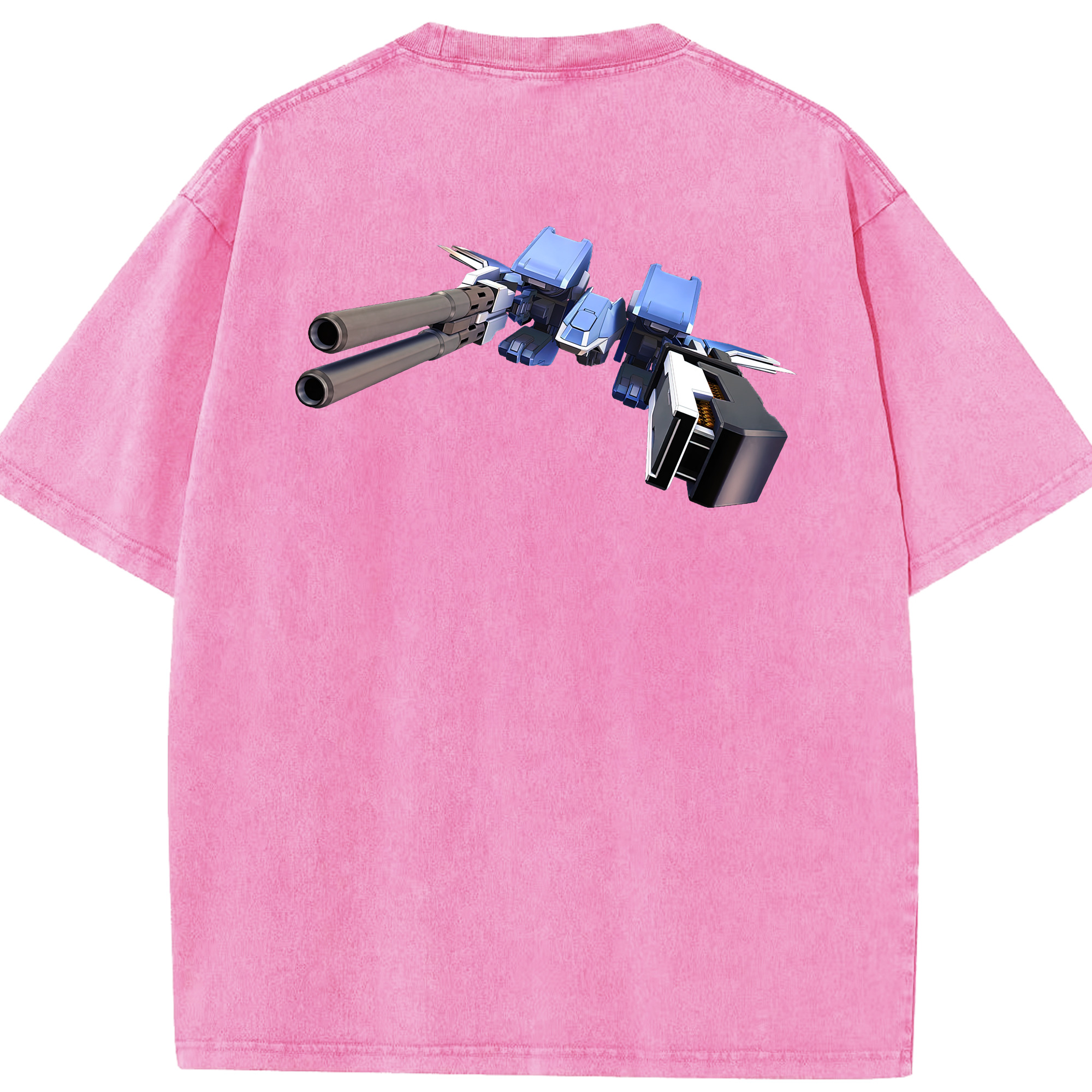 （画像用） 機動戦士ガンダム Mobile Suit Gundam 綿100% ヴィンテージ風 半袖Tシャツ（背面プリント）